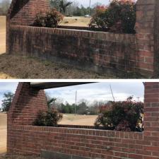 Brick wall organics removal st sauveur