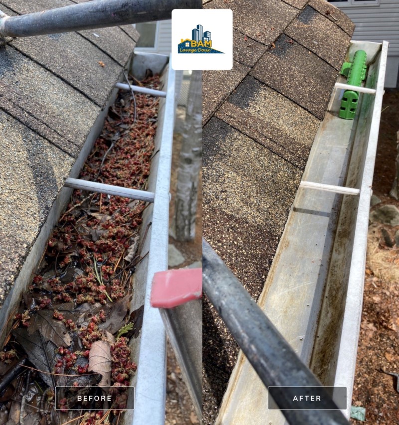Gutter cleaning and concrete cleaning in laval qc